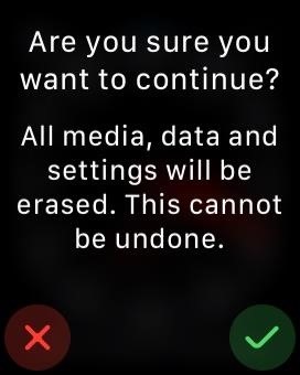 Reset Apple Watch without Passcode